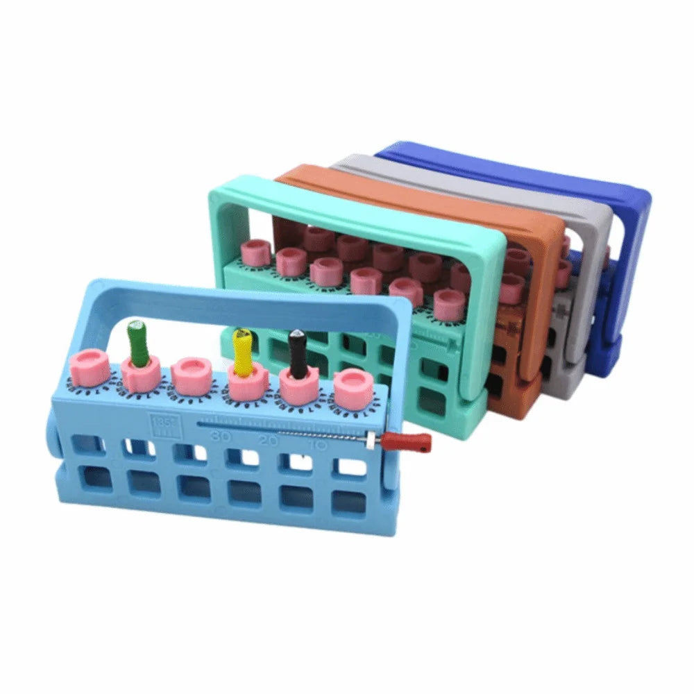6-Hole Endo File Counter Rack | Autoclavable Dental Organizer Dental File Organizer QXL