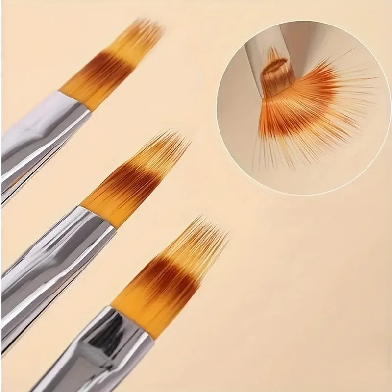 Gradient Nail Art Brush Set – Flower & Detail Pen | 1-2 Pcs Nail Art Brush QXL