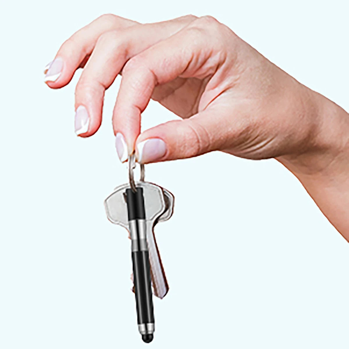 2-in-1 Stylus Ballpoint Pen with Keychain | All Devices Stylus Ballpoint Pen QXL