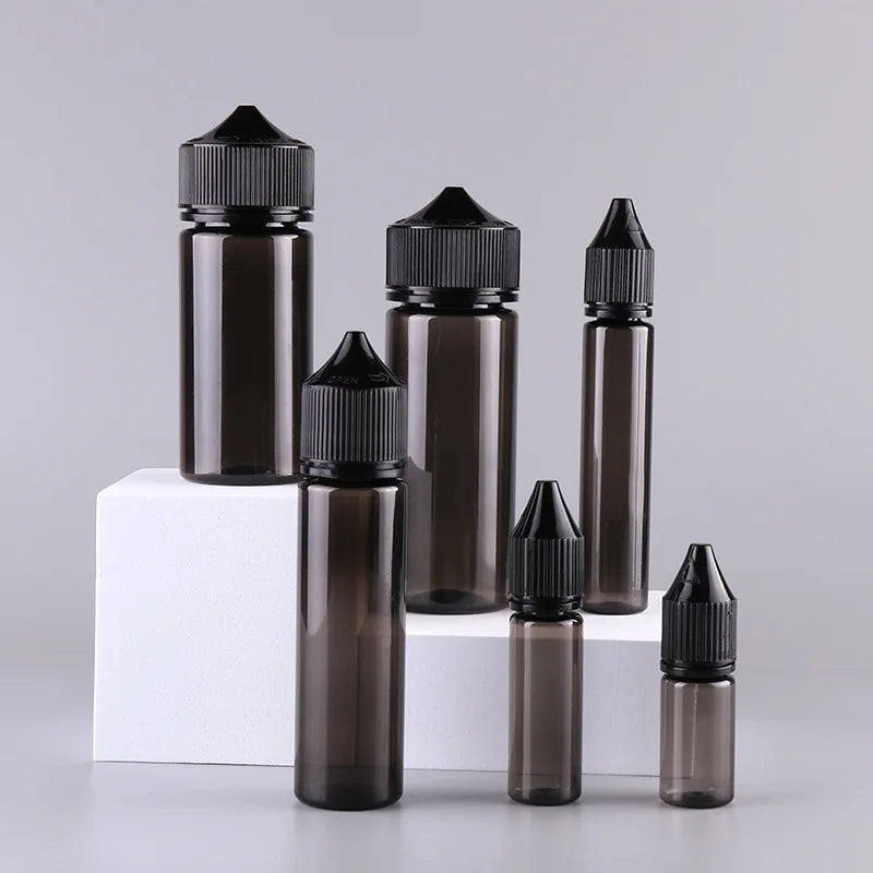 5-Pack PET Squeezable Dropper Bottles 10–120ml | Refillable Refillable Dropper Bottles QXL