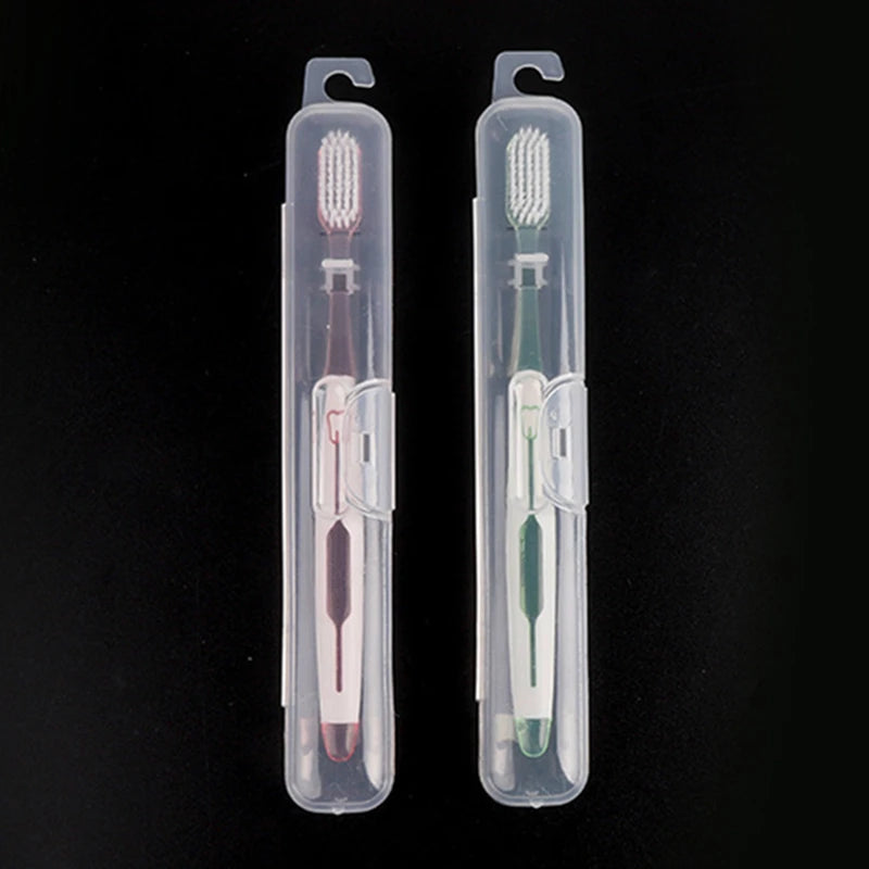 Transparent Travel Toothbrush Case | Portable PP Holder Box Toothbrush Travel Case QXL