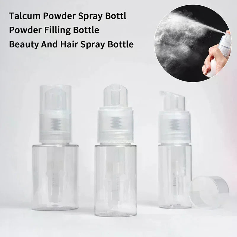 Powder Spray Bottle 18–120ml | Talcum & Hair Powder Dispenser Powder Spray Bottle QXL