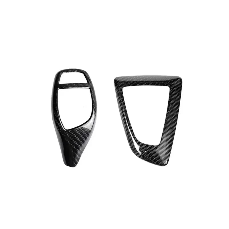 Carbon Fiber Gear Shift Knob Cover Trim for BMW F-Series LHD Car Interior Trim QXL Sport Grip