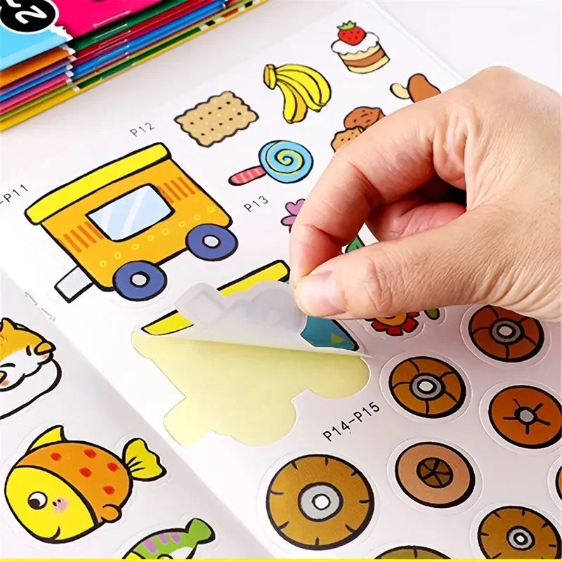 Toddler Sticker Book | Creative Craft Activity Set for Kids 3+ Kids Sticker Book QXL