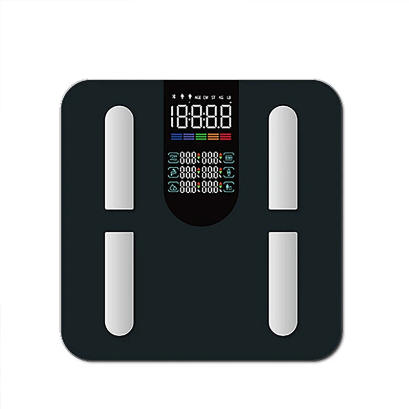 Dreamburgh Smart Body Fat Scale Bluetooth 500lb/227kg Smart Body Scale QXL Black