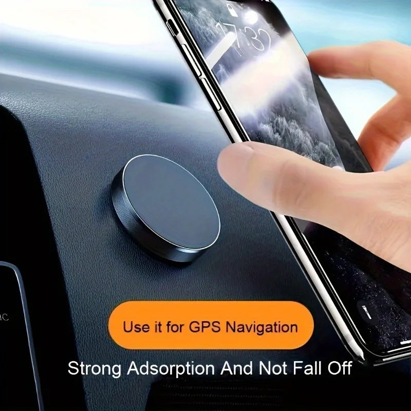 Magnetic Car Phone Mount | Round Air Vent Holder – Black Car Phone Mount QXL