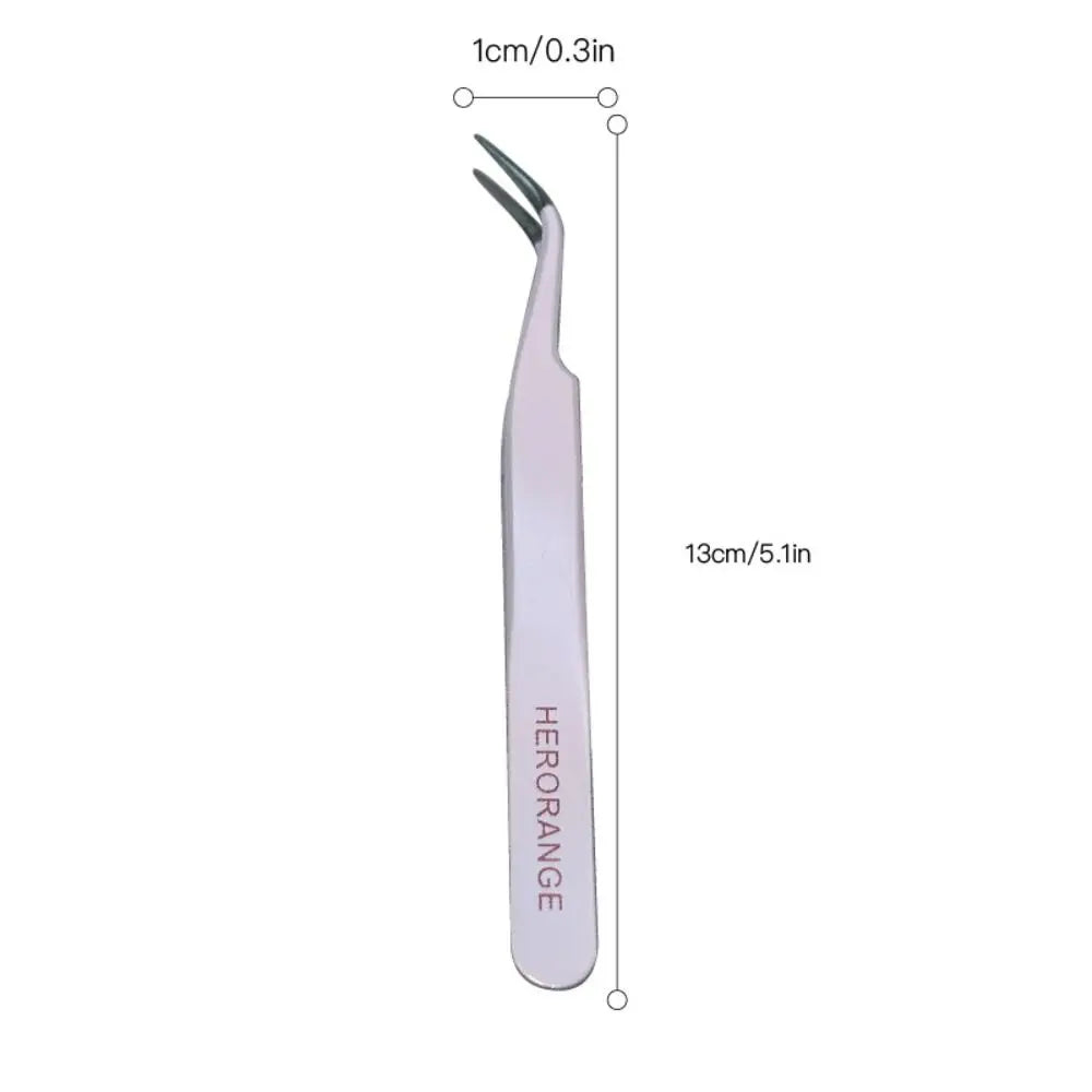 Stainless Steel Eyelash Tweezer | False Lash & Brow Tool Eyelash Tweezer QXL
