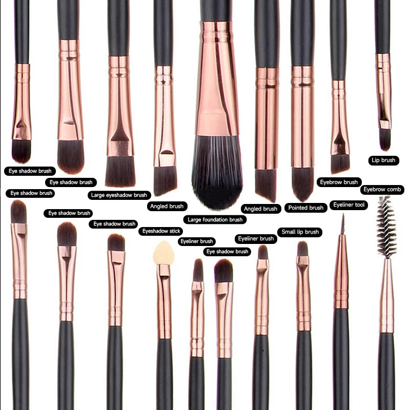 VERONNI 120-Color Eyeshadow Palette + 20 Brushes Makeup Kit Eyeshadow Palette Kit QXL