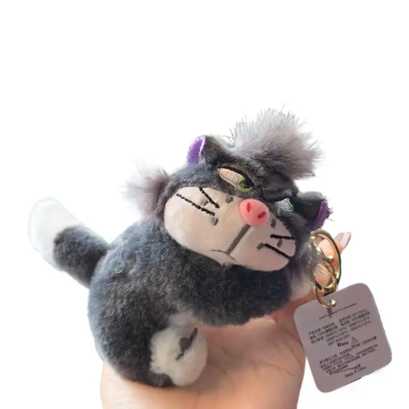 Lucifer Cat Plush Keychain Pendant | Backpack Charm Doll Plush Keychain Charm QXL