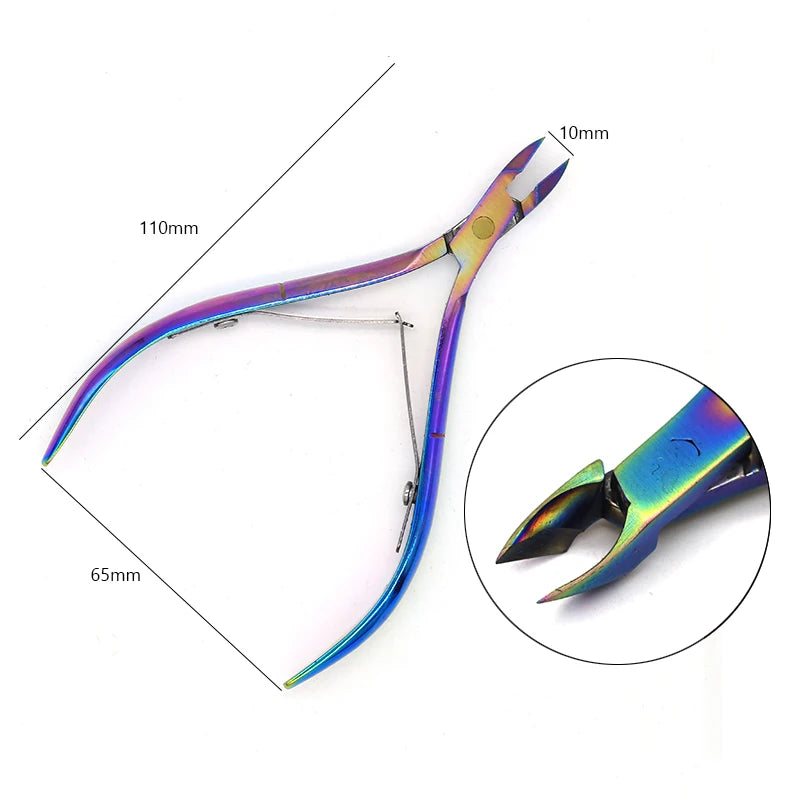 Double-Ended Stainless Steel Cuticle Pusher & Nail Tool Cuticle Pusher Tool QXL