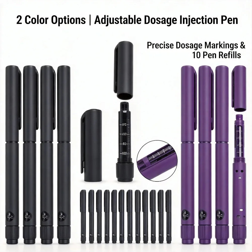 Disposable Sterile Injection Pens | Adjustable 60U Dosage 5/10 Pack Disposable Injection Pen QXL