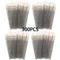 300/500-Pack Disposable Hollow Lip Brush Wands | Nylon Tips Disposable Lip Brush QXL Black Crystal 300pcs
