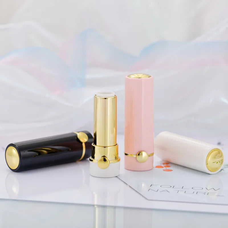 12.1mm Empty Refillable Lipstick Tube | Black White Pink Lipstick Tube QXL