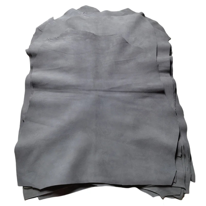 Tea Grey First Layer Sheepskin Leather 0.7–1mm | DIY Fabric Genuine Leather Fabric QXL