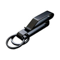 Steel Belt Hook Keychain Clip | Waist Key Holder Outdoor Belt Key Clip QXL black