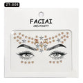 Rhinestone Face Gems & Glitter Temporary Tattoo Stickers Face Gem Stickers QXL ZT 005