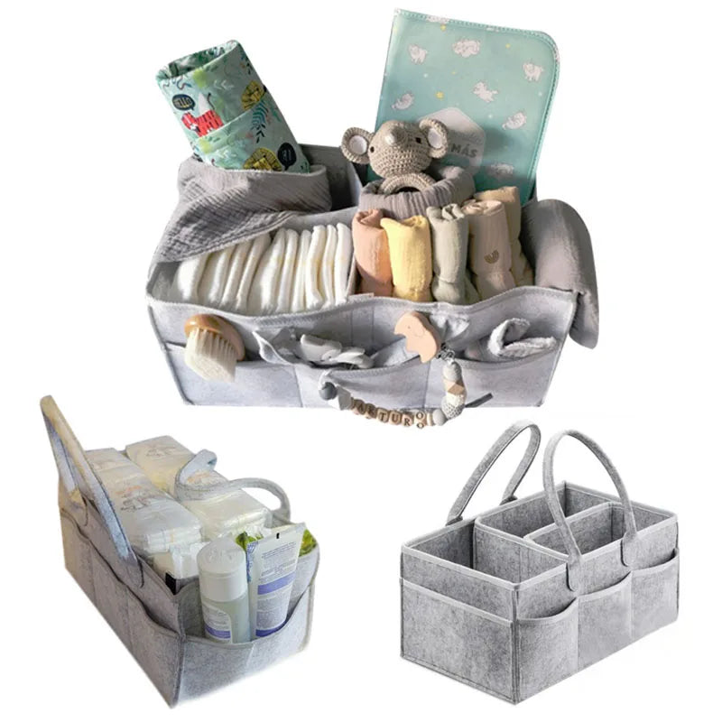 Baby Diaper Caddy Organizer – Portable Nursery Storage Bin Diaper Caddy Organizer QXL