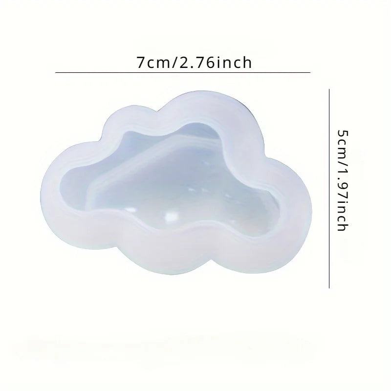 3D Cloud Silicone Mold for Candle & Soap Making | DIY Craft Candle Making Mold QXL