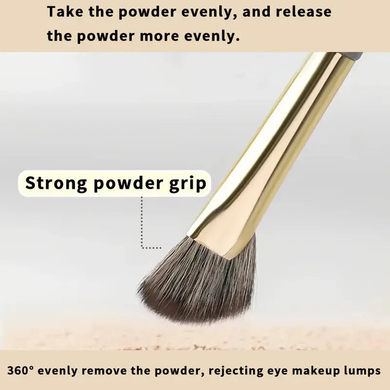 13-Piece Gold-Plated Makeup Brush Set | Eye & Face Tools Makeup Brush Set QXL