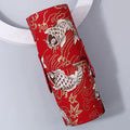 Koi Fish Makeup Brush Holder – Dustproof Cylindrical Case Makeup Brush Holder QXL Red