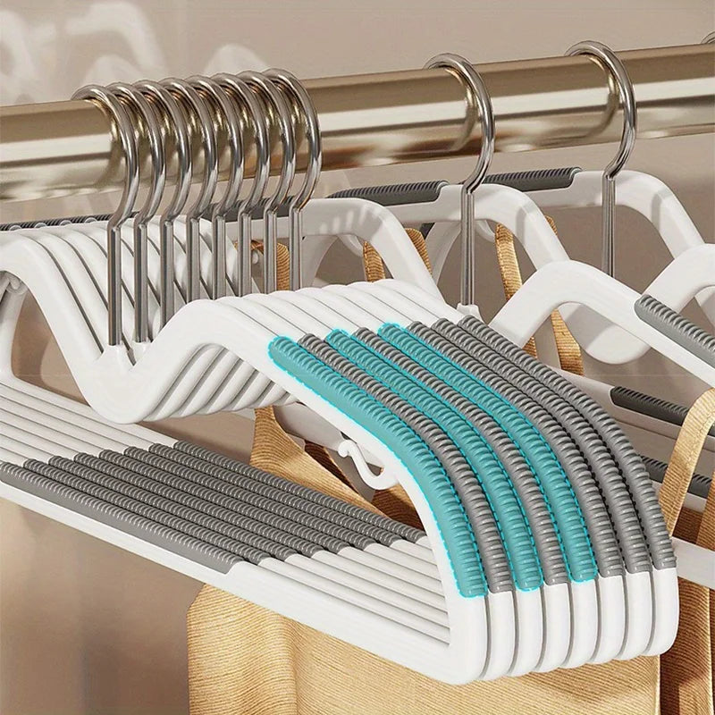 Non-Slip Plastic Hangers | Traceless Design for Clothes & Bras Clothing Hangers QXL