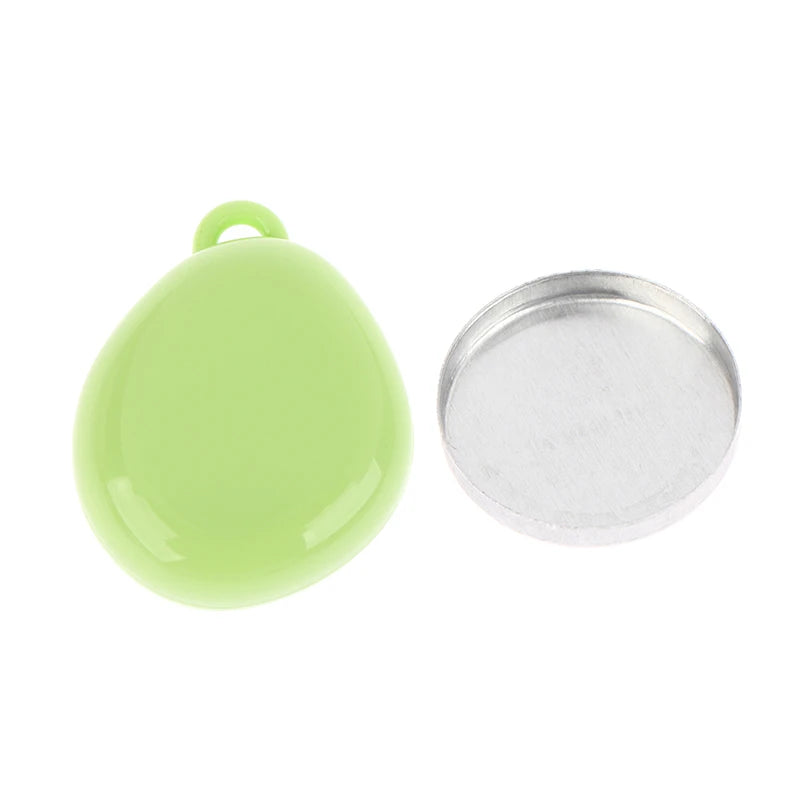 Keychain Refillable Makeup Compact | DIY Blush & Powder Case Refillable Makeup Compact QXL Green