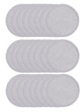 Bamboo Fiber Makeup Remover Pads – Reusable 6/12/24 Pack Makeup Remover Pads QXL 24Pcs