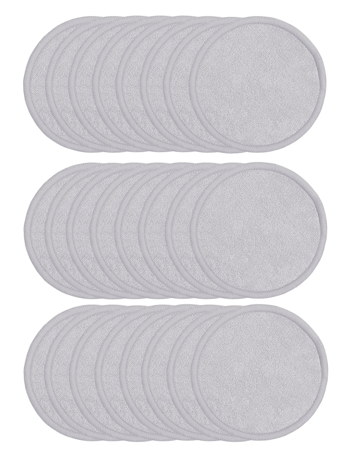 Bamboo Fiber Makeup Remover Pads – Reusable 6/12/24 Pack Makeup Remover Pads QXL 24Pcs
