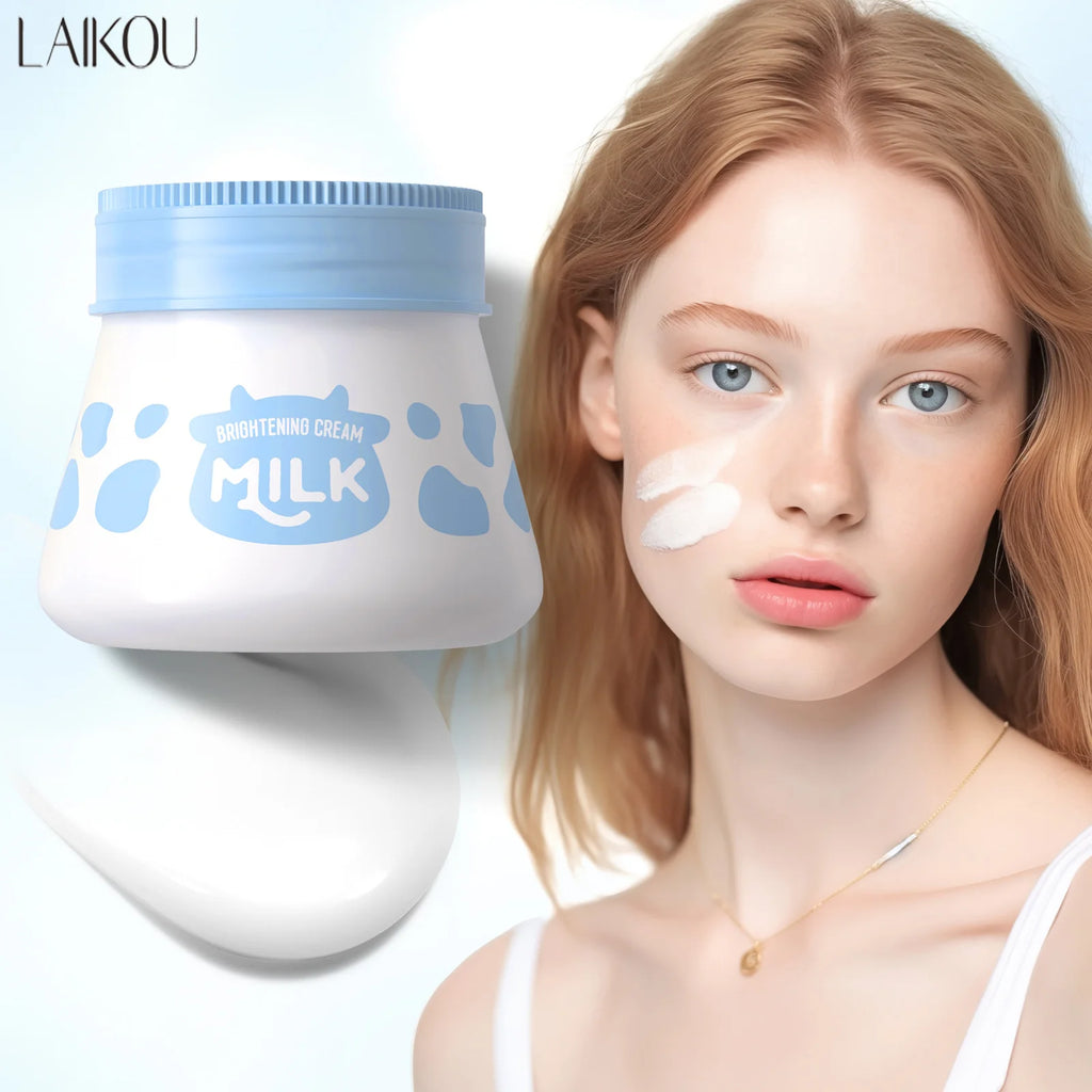 LAIKOU Milk Brightening Face Cream | Niacinamide & Pearl 55g Brightening Face Cream QXL