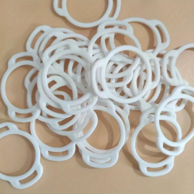 10-Pack Silicone Water Bottle Buckle Straps | Elastic Loops Bottle Buckle Strap QXL