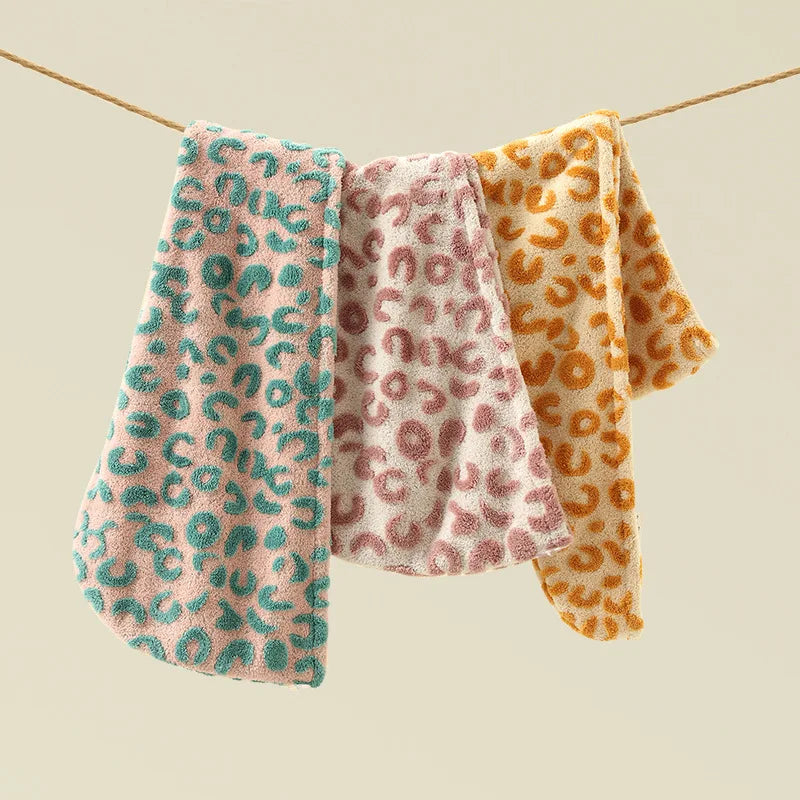 Quick-Dry Hair Towel Wrap Bonnet | Absorbent Coral Fleece Hair Towel Wrap QXL