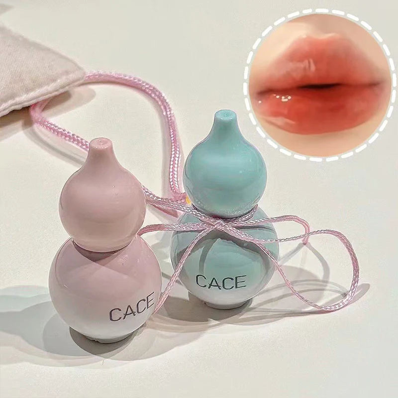 CACE Mini Gourd Hydrating Lip Gloss | Mirror Lip Glaze Tint Lip Gloss QXL