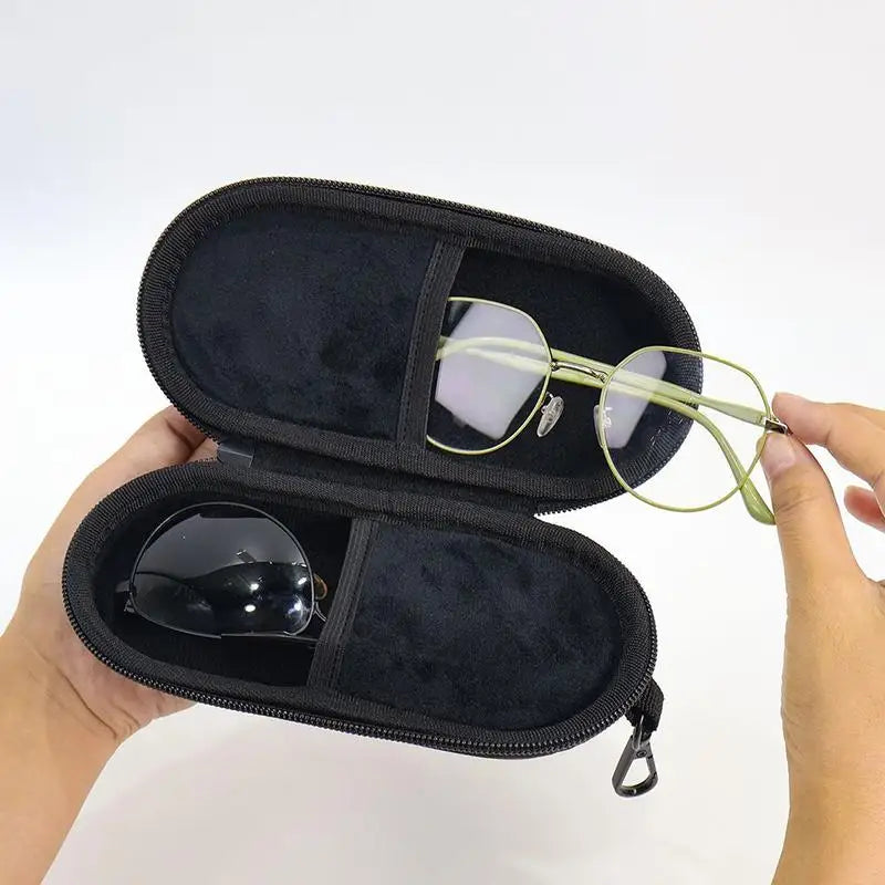 Double Glasses Case – Hard Shell EVA Travel Eyewear Holder Eyewear Storage Case QXL