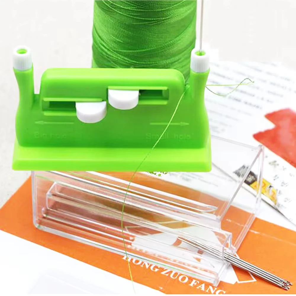Double-Headed Needle Threader | Easy Hand & Machine Sewing Tool Needle Threader Tool QXL