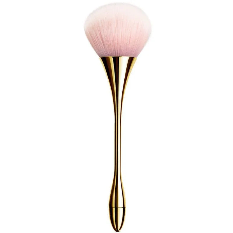 Rose Gold Large Powder Blush Brush | Professional Makeup Tool Powder Blush Brush QXL Gold