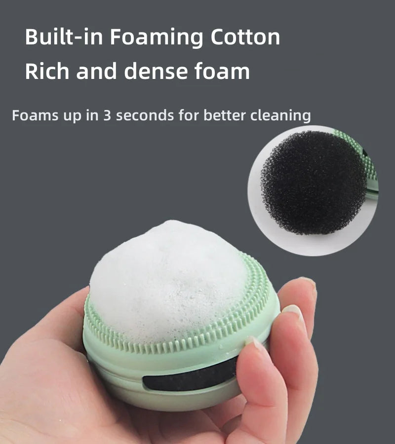 Silicone Facial Cleansing Brush | Exfoliating Face Scrubber Facial Cleansing Brush QXL