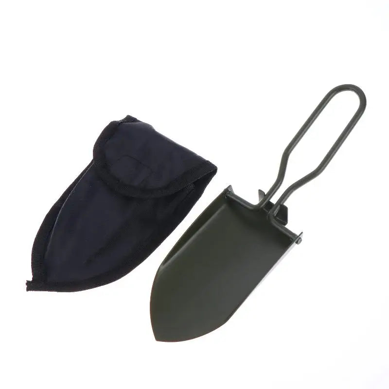 Mini Carbon Steel Garden Shovel & Hand Tilling Rake Set Garden Hand Tool QXL Army green