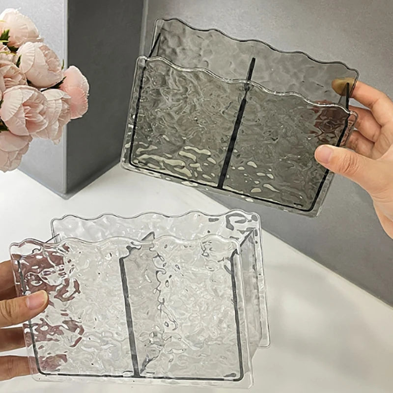 Acrylic Makeup Brush Holder & Cosmetic Organizer Diamond Makeup Brush Organizer QXL