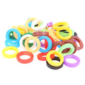 50-Pack Silicone Key Covers | Colorful Rubber Key Caps Toppers Key Covers QXL 50pcs Random