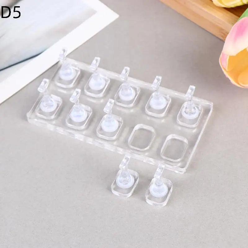 Acrylic Non-Magnetic Nail Display Stand & False Tip Holder Nail Display Stand QXL D5