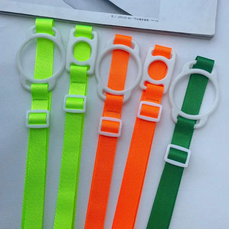 10-Pack Silicone Water Bottle Buckle Straps | Elastic Loops Bottle Buckle Strap QXL