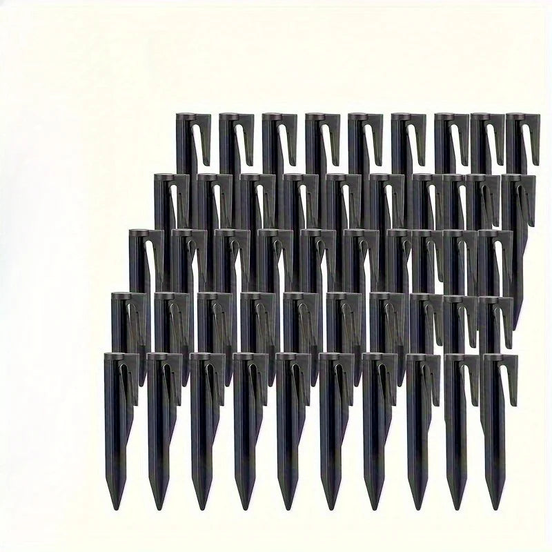Sawtooth Thread Ground Stakes – Tent, Garden & Beach Nails Ground Stakes QXL 50pcs