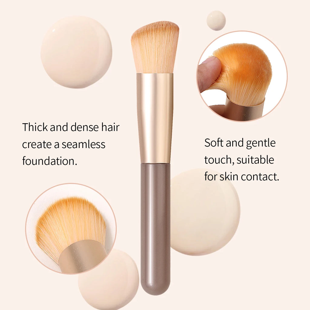 KOSSHOW Foundation Brush – Streak-Free Liquid & Concealer Foundation Makeup Brush QXL