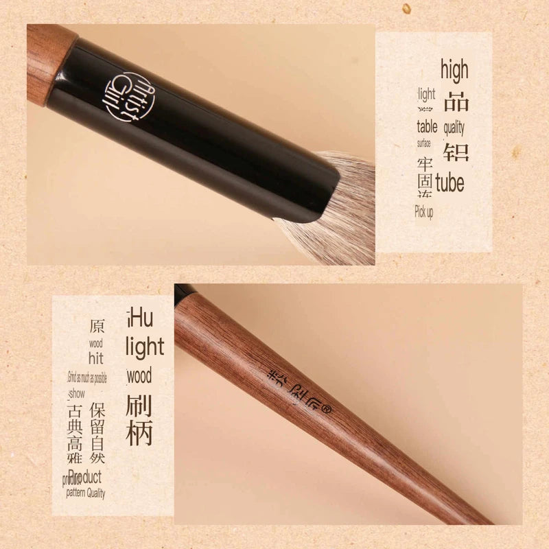Heart Blush & Highlighter Makeup Brush – Soft Wool Bristles Blush Makeup Brush QXL