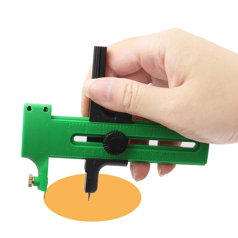 Adjustable Circle Cutter for Paper, Fabric & Scrapbook DIY Circle Cutting Tool QXL