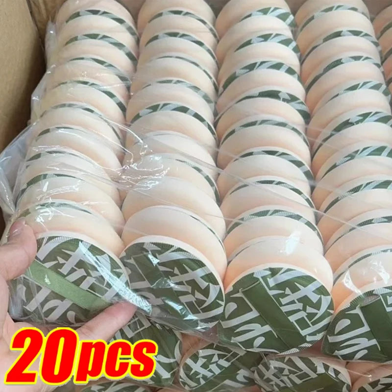20-Pack Large Soft Sponge Makeup Puffs | Foundation & Concealer Makeup Sponge Puffs QXL