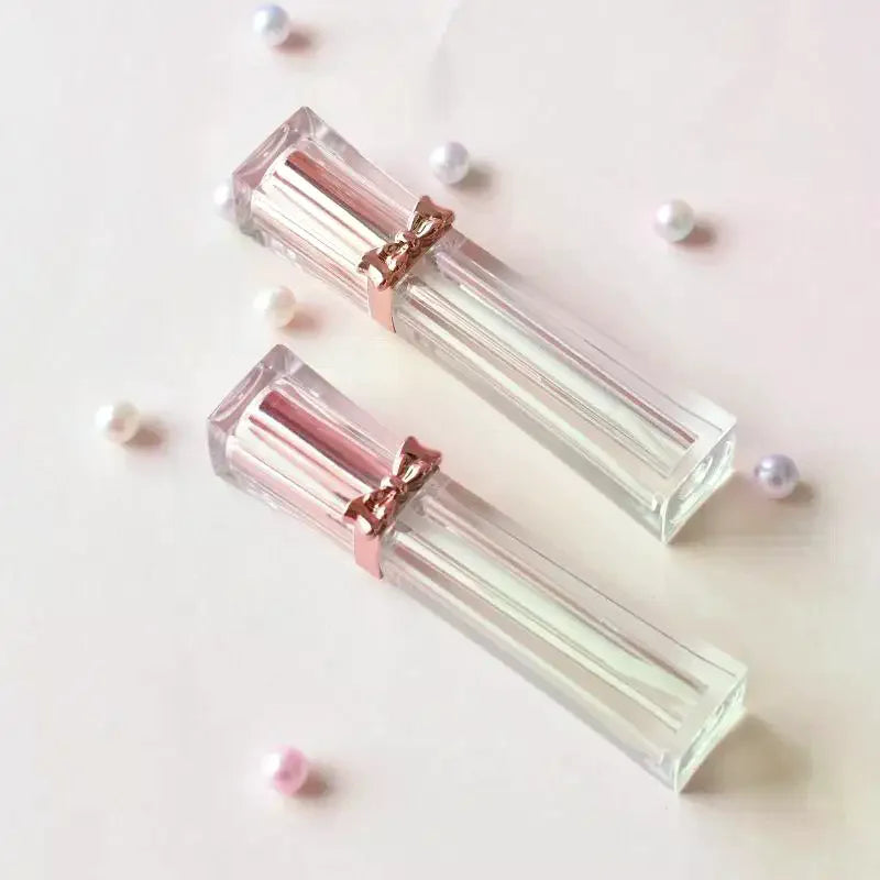 3.5ml Empty Lip Gloss Tube | DIY Rose Gold Bowknot Container Lip Gloss Container QXL