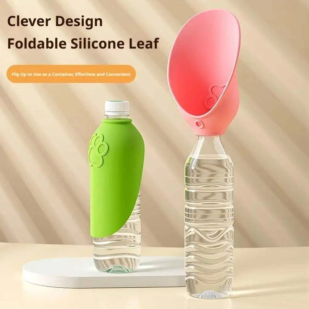 Portable TPR Dog Travel Water Bottle Sleeve | 2-Pack Pet Travel Water Bowl QXL