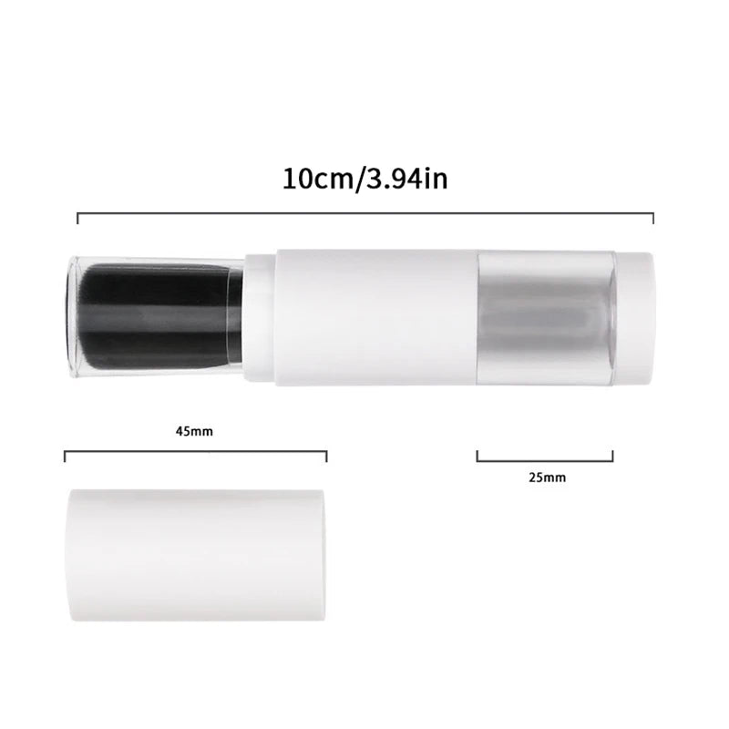 2-in-1 Travel Powder Brush with Refillable Loose Powder Case Travel Powder Brush QXL