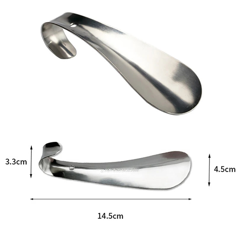 Stainless Steel Shoe Horn 14.5cm | Metal Shoehorn Metal Shoe Horn QXL